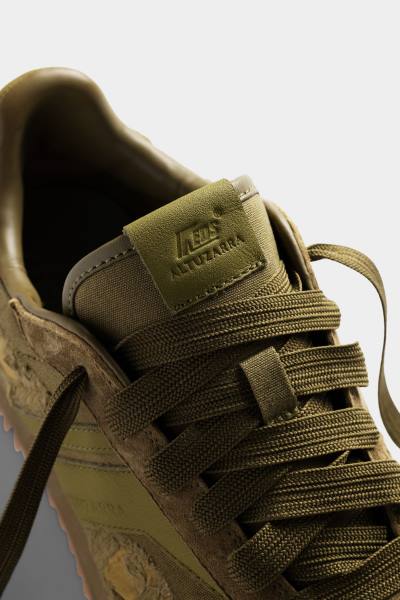schoenen Keds x Altuzarra renaissance sneaker leger groen vrouwen 86BZ116