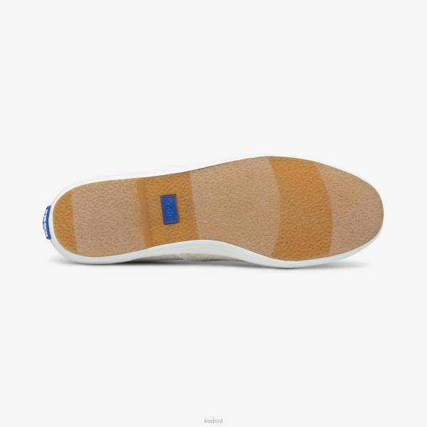 schoenen Keds x Rifle Paper Co. kampioen colette jacquard sneaker ivoor vrouwen 86BZ129